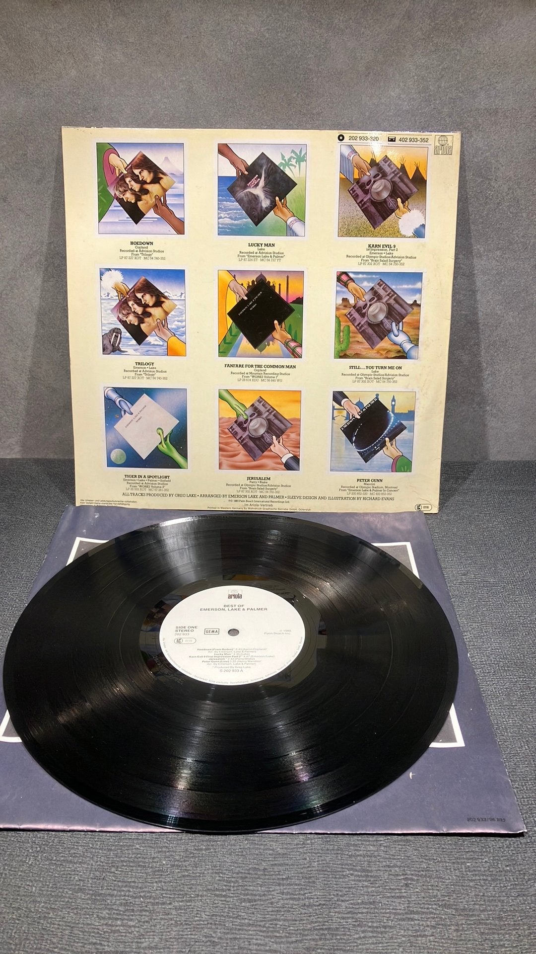 Emerson, Lake & Palmer — Best Of, Cd's en Dvd's, Vinyl | Rock, LP, Progressive Rock, Ophalen of Verzenden, Zo goed als nieuw