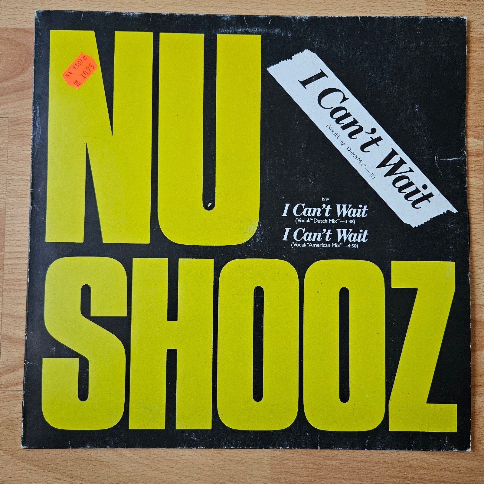 Nu Shooz – I Can't Wait - Peter Slaghuis Maxi Single, Ophalen of Verzenden, 12 inch