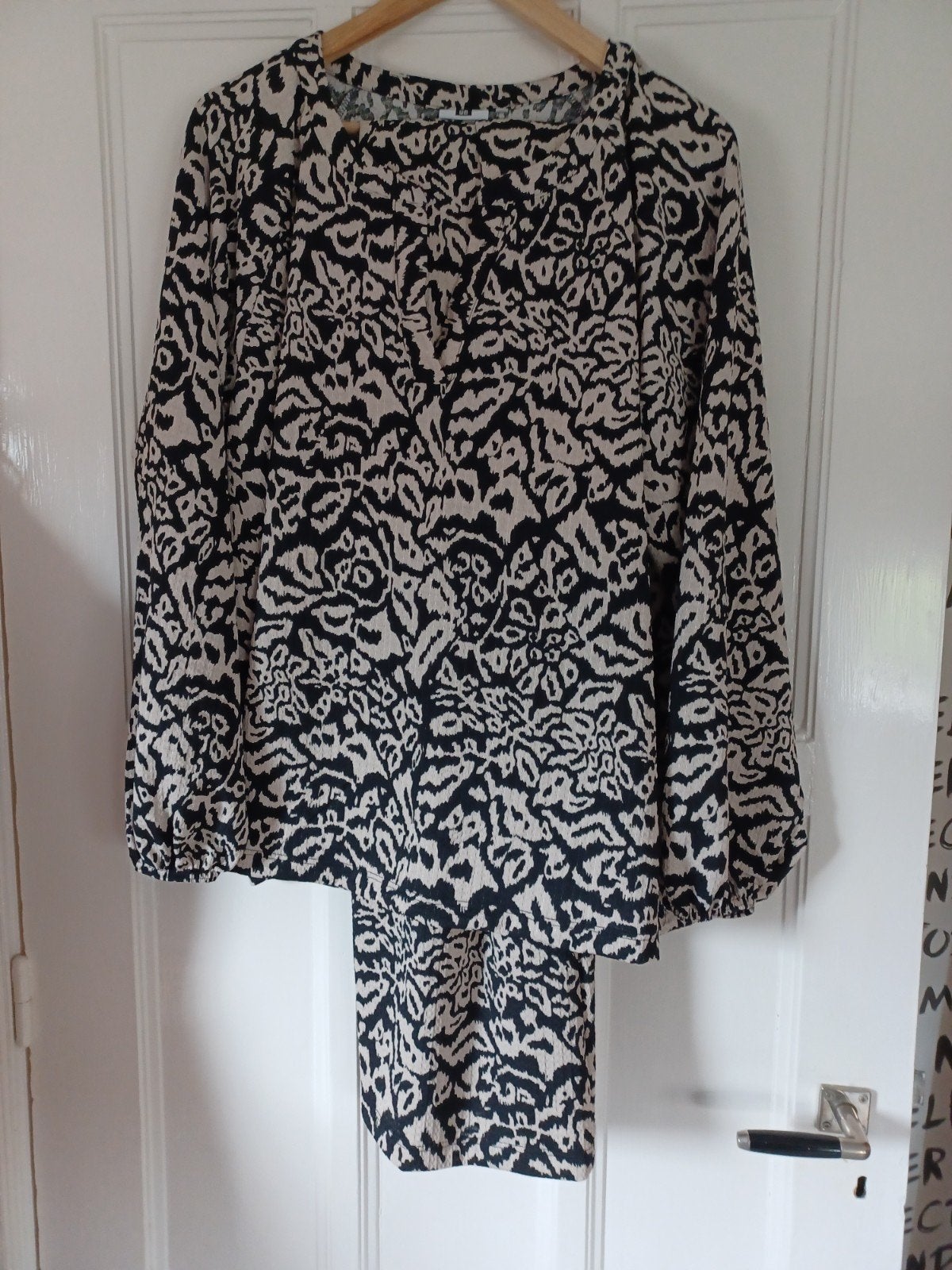 Stijlvolle tweedelige set met print, Meerkleurig, WE, Maat 46/48 (XL) of groter, Ophalen of Verzenden