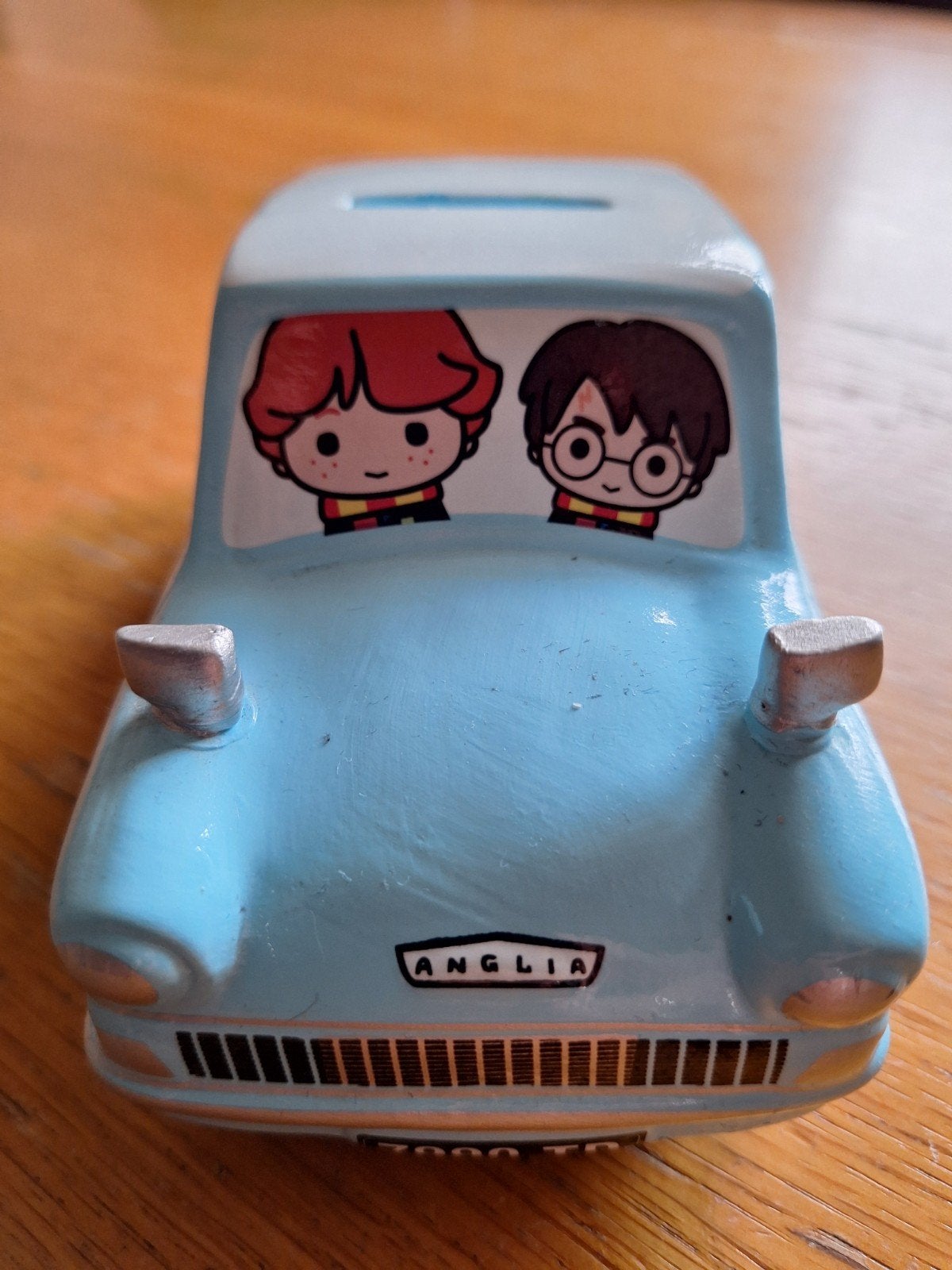 Harry Potter Spaarpot - Vliegende Ford Anglia - Warner Bros, Ophalen of Verzenden, Zo goed als nieuw