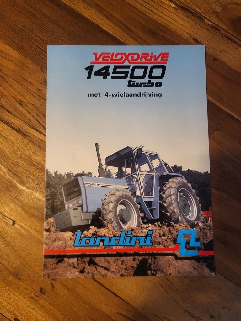 tractor folder Landini 14500 turbo, Ophalen of Verzenden, Zo goed als nieuw