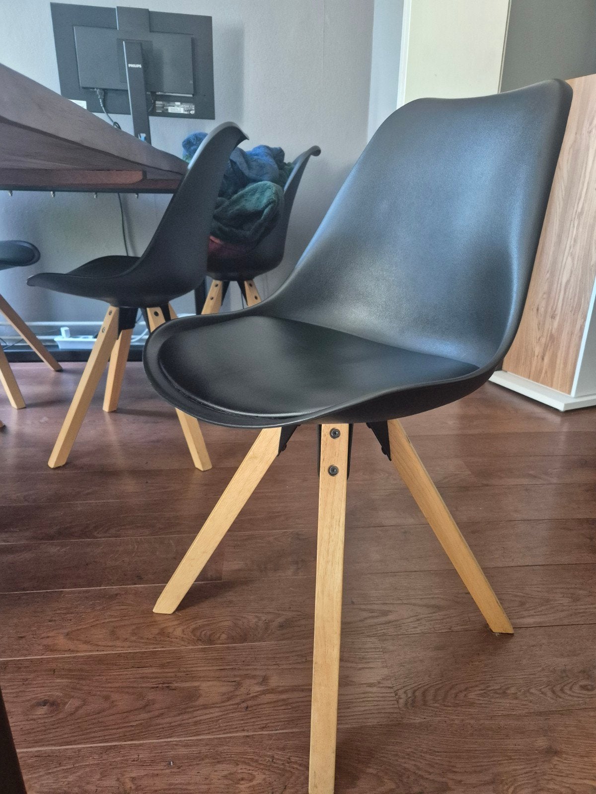 Gratis af te halen eetkamerstoelen set 6 stuks, Huis en Inrichting, Stoelen, Ophalen, Gebruikt