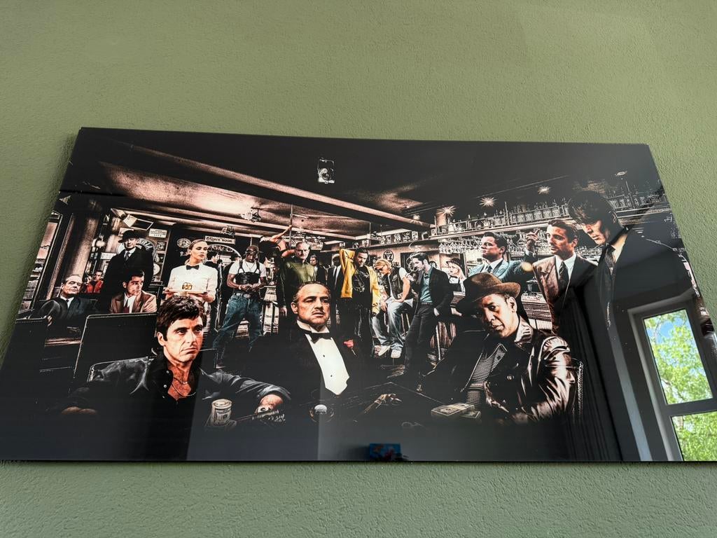 The gangster pub x tigon art, Ophalen of Verzenden, Zo goed als nieuw, Buitenlandse clubs, Poster, Plaatje of Sticker