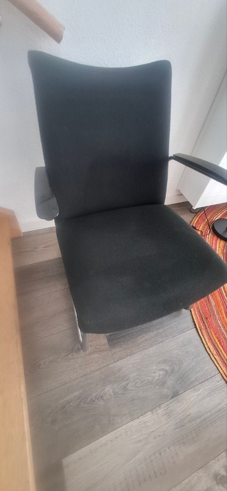 Design buisstoel Toon de Wit, met armleuningen, serie 1950s, Huis en Inrichting, Ophalen, Gebruikt, Design van fabriek de Wit