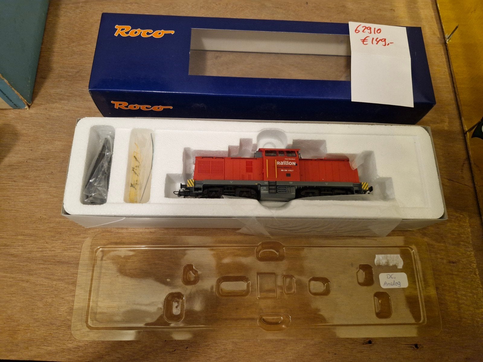 Roco 62910 NS Railion Locomotief H0 - Zo goed als nieuw, Analoog, Ophalen of Verzenden, Zo goed als nieuw, Roco