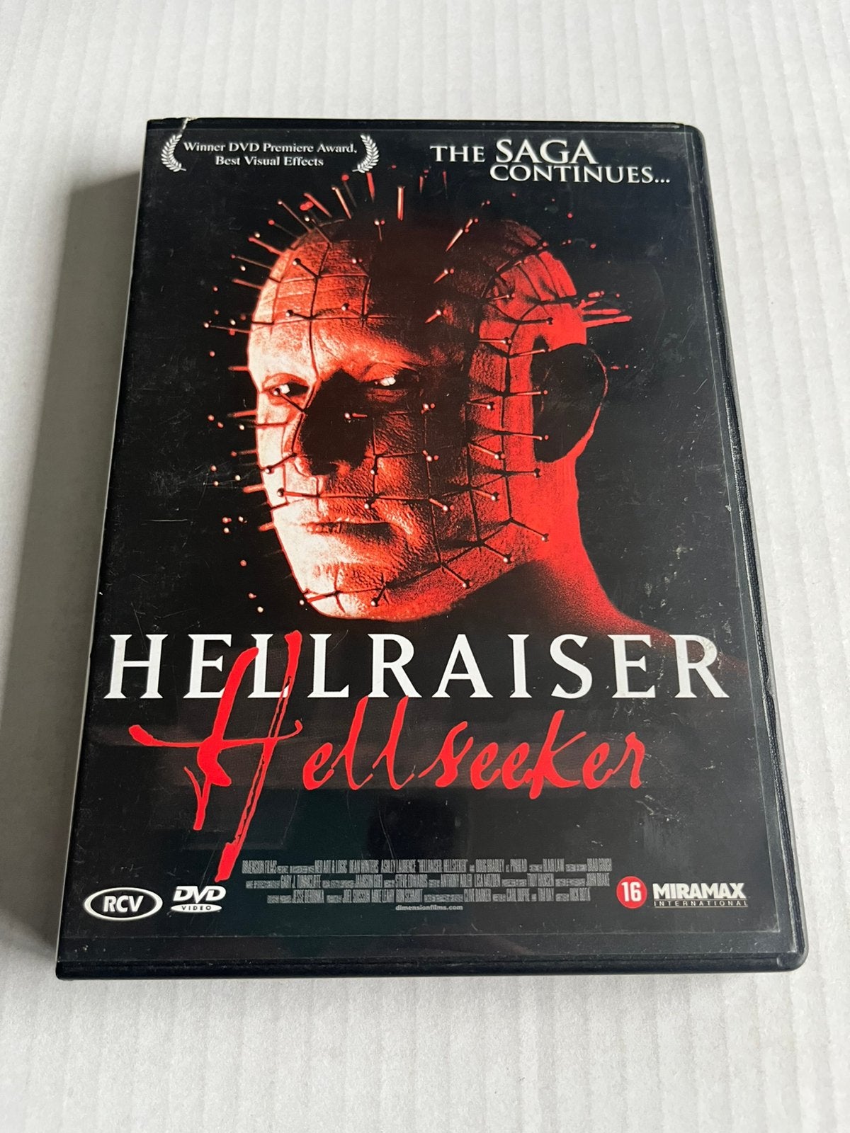 Hellraiser Hellseeker DVD, Vanaf 16 jaar, Ophalen of Verzenden, Gebruikt, Gore