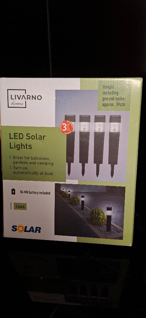 Tuin lampen, Tuin en Terras, Zonne-energie, Kunststof, Minder dan 50 watt, Overige typen