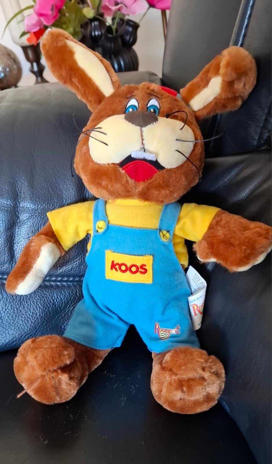 Knuffel Koos Konijn van Roompot vakantieparken, Overige merken, Overige karakters, Konijn, Ophalen of Verzenden