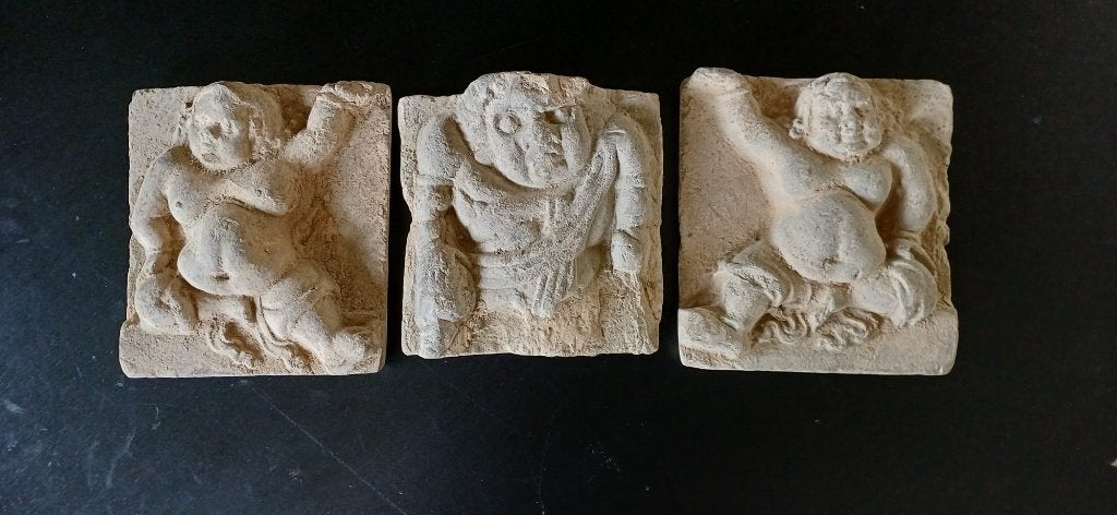Han Dynasty Tegels, China, Antiek en Kunst, Ritueel object, Grijs, Ophalen of Verzenden, China