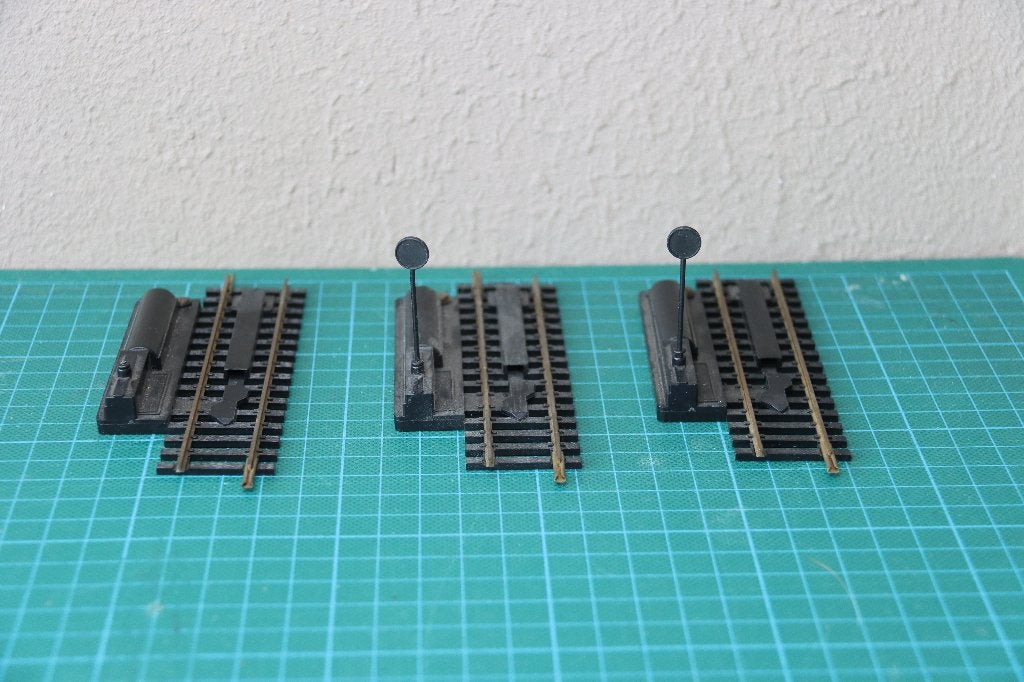 Roco 3 x ontkoppelrail messing, Gelijkstroom, Rails, Ophalen of Verzenden, Zo goed als nieuw