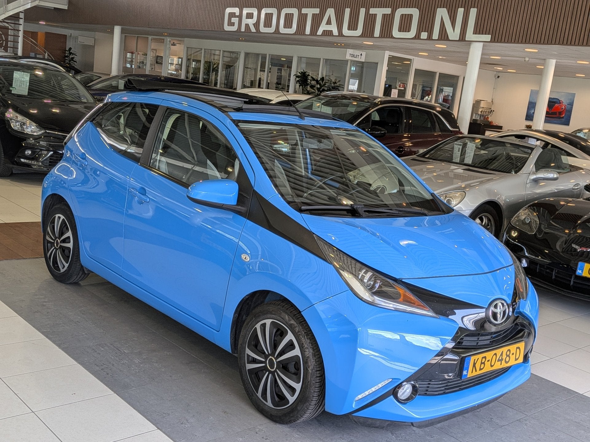 Toyota Aygo 1.0 VVT-i x-wave Airco, Stuurbekrachtiging, Voorwielaandrijving, Stof, Gebruikt, Euro 6