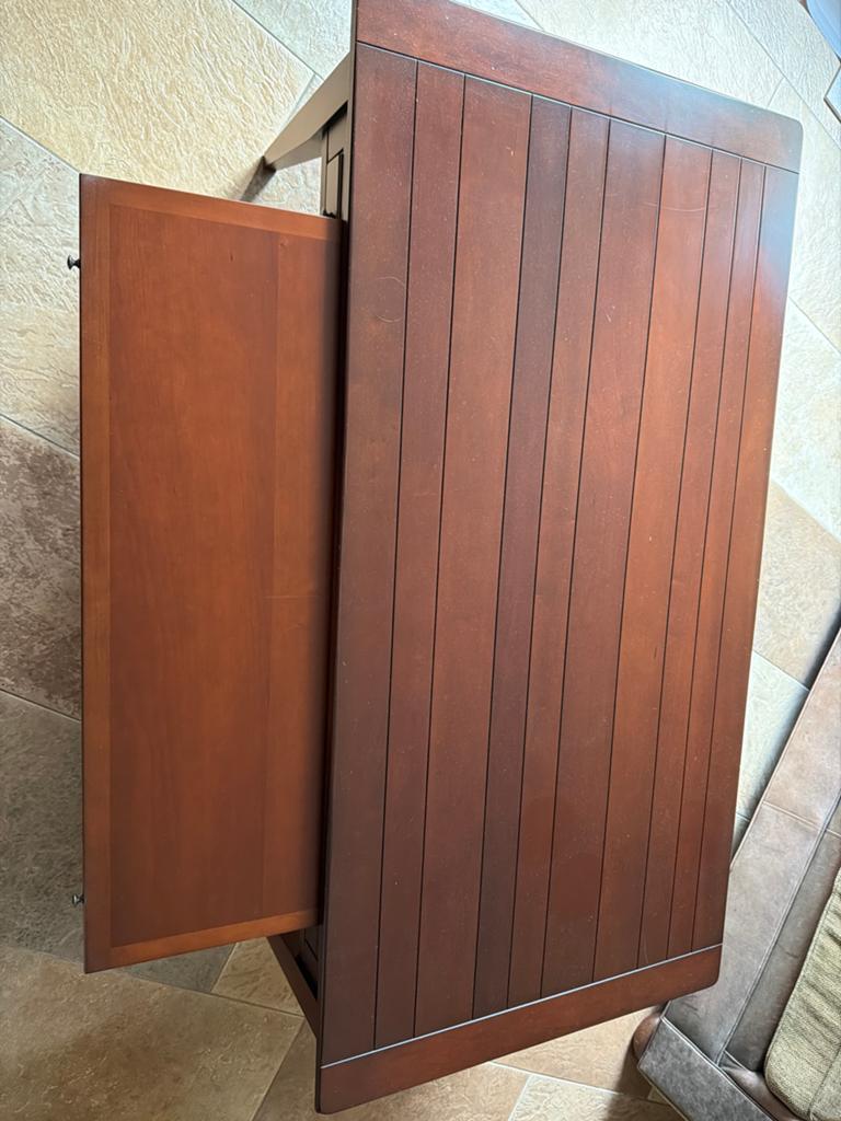 Kersenhouten salontafel, Huis en Inrichting, Tafels | Salontafels, Ophalen, Gebruikt, 100 tot 150 cm, 50 tot 100 cm