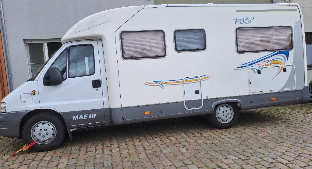 Camper  te koop amper 43.345 km en automatic, Automaat, Standaard zit, Airbags, Fiat