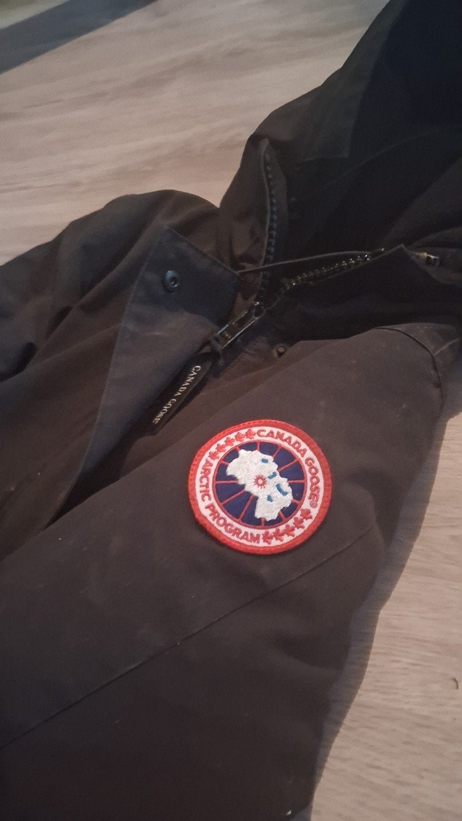 Canada Goose Parka - Zwart - Maat XS, Kleding | Dames, Ophalen, Maat 34 (XS) of kleiner, Gedragen, Canada Goose