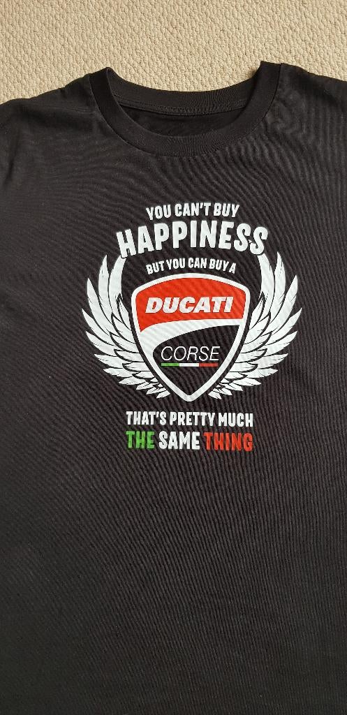 Ducati T-shirt, Ophalen, Nieuw, Zwart