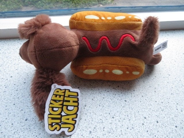 Teckel Hotdog hond van Jumbo Stickerjacht actie, Ophalen of Verzenden, Nieuw, Hond, Met label