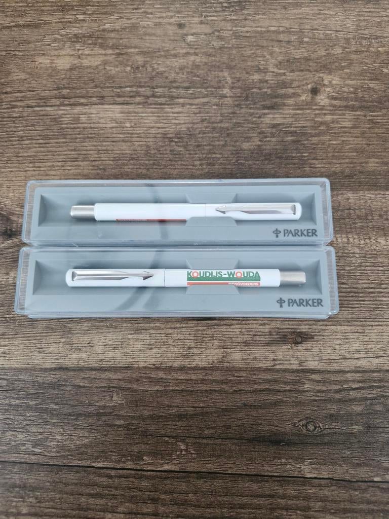 2 Parker Reclame pennen, Verzamelen, Ophalen of Verzenden, Balpen, Parker