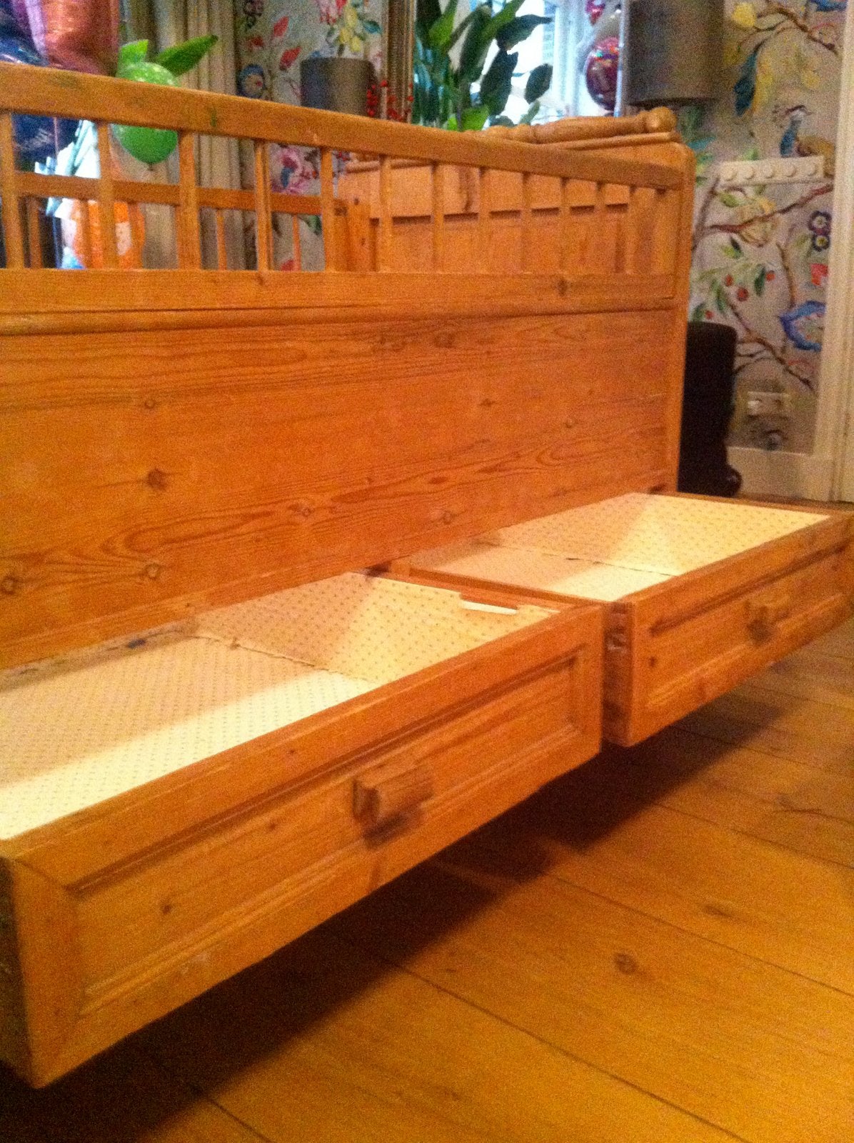 Prachtig Antiek grenen kinderbed, Antiek en Kunst, Antiek | Meubels | Bedden, Ophalen