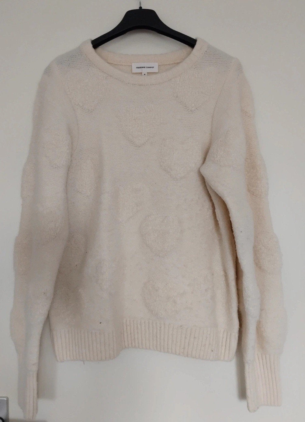 Fabienne Chapot Bibian Heart Pullover - Maat M, Maat 38/40 (M), Beige, Ophalen of Verzenden, Zo goed als nieuw