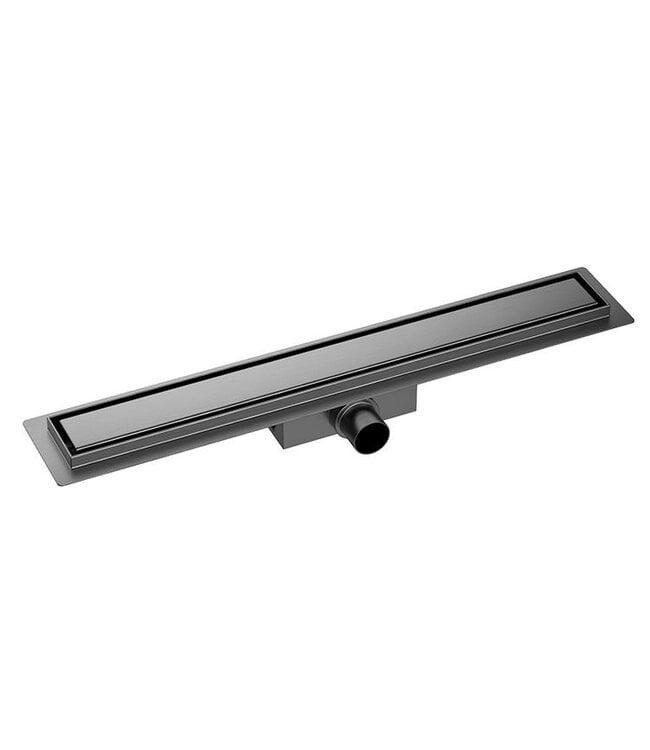 Wiesbaden Douchegoot Gunmetal Nieuw 80x7 cm, Ophalen of Verzenden, Nieuw, Rvs, Douche