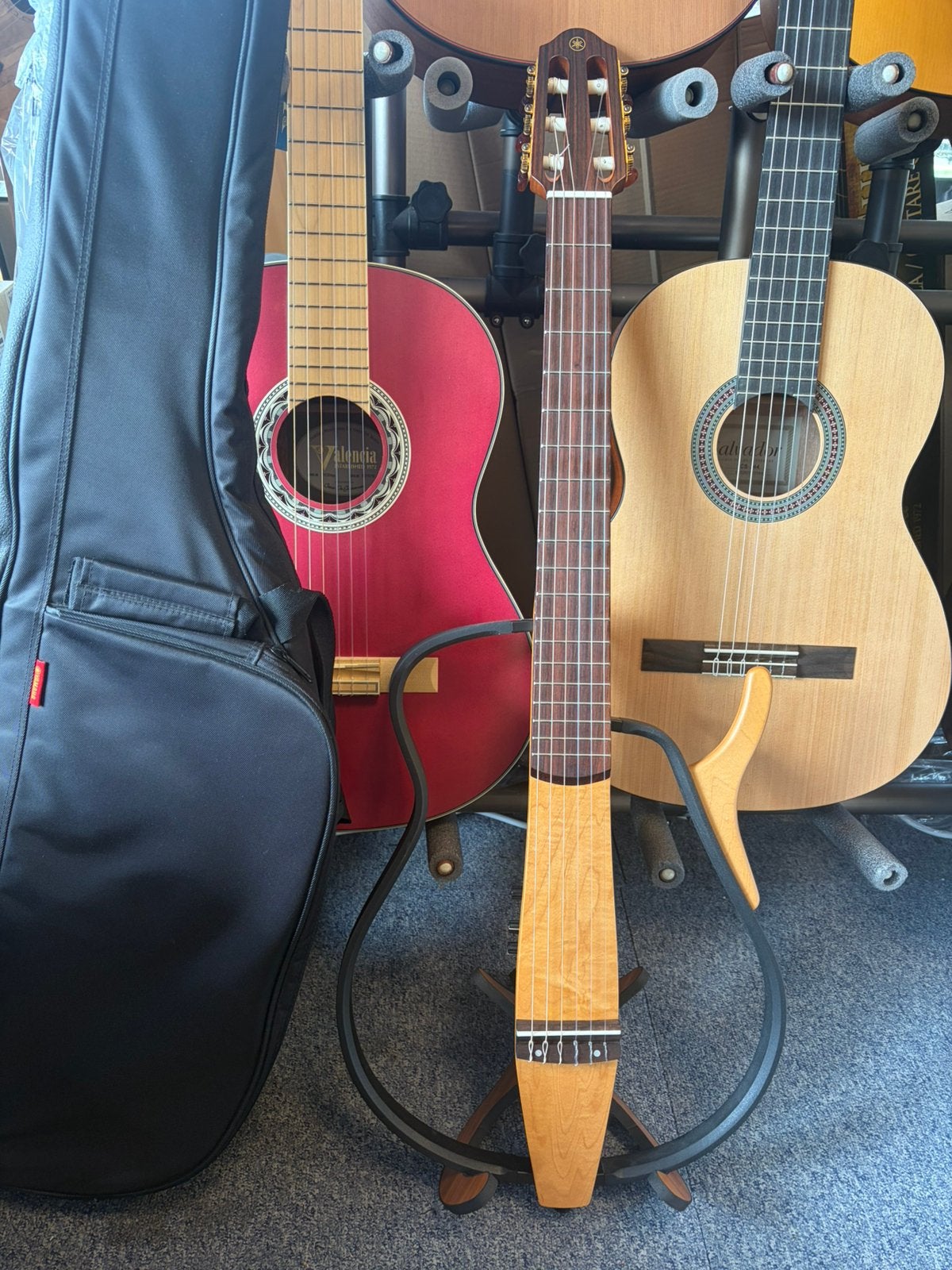 Yamaha SLG 100N Silent Gitaar inc gigbag zgan, Met (piezo-)element, Ophalen of Verzenden, Zo goed als nieuw, Yamaha