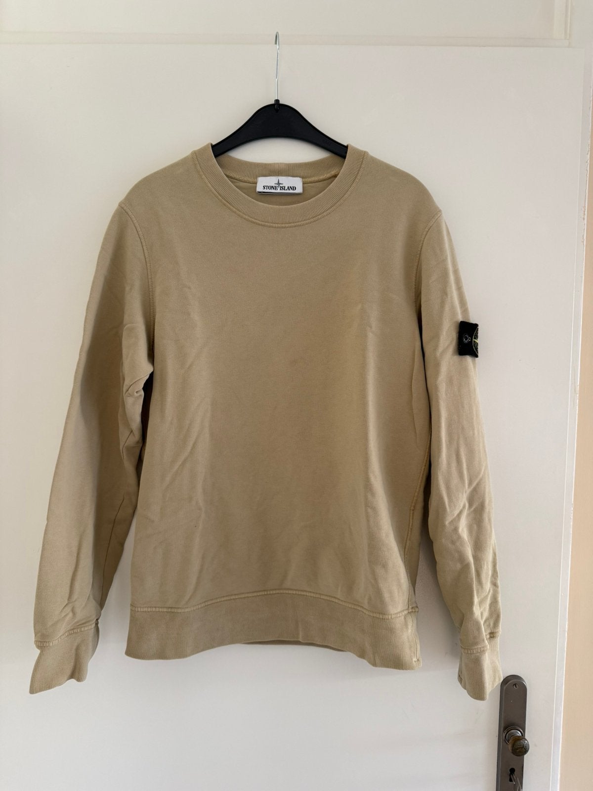 Stone Island trui / sweater maat S beige in perfecte staat, Kleding | Heren, Truien en Vesten, Ophalen of Verzenden, Gedragen