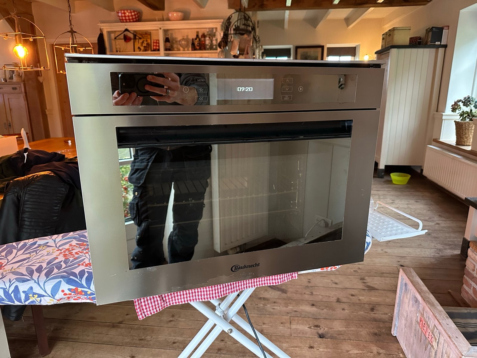 Bauknecht ECTM9145 Combi Stoom/Hetelucht oven, Witgoed en Apparatuur, Ovens, Ophalen, 45 tot 50 cm, Bauknecht, Gebruikt