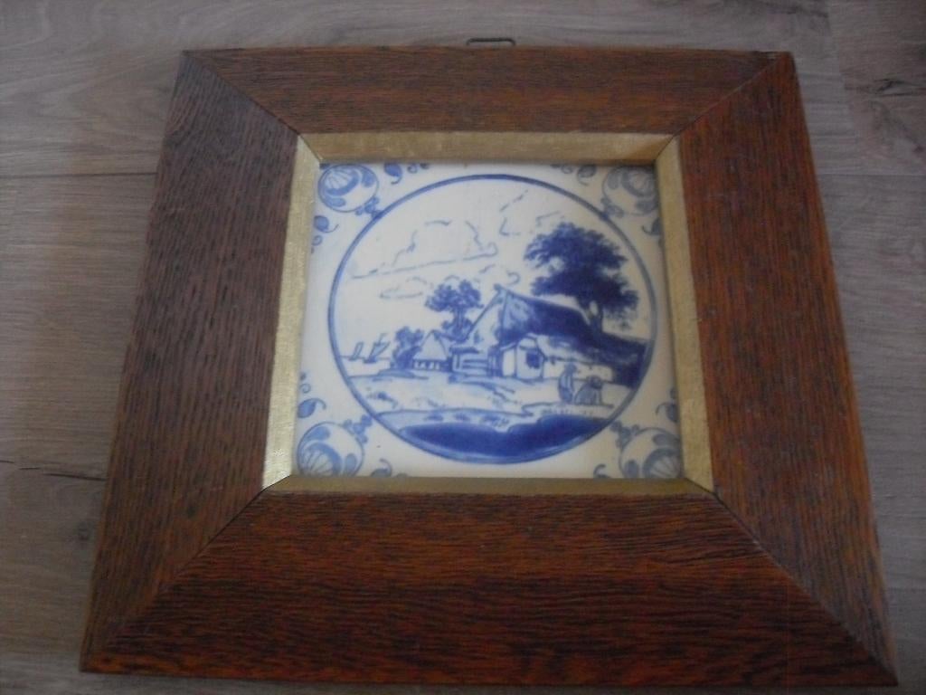 porceleyne fles tegel zeldzaam ca 1910 thooft labouchere, Antiek en Kunst, Ophalen of Verzenden