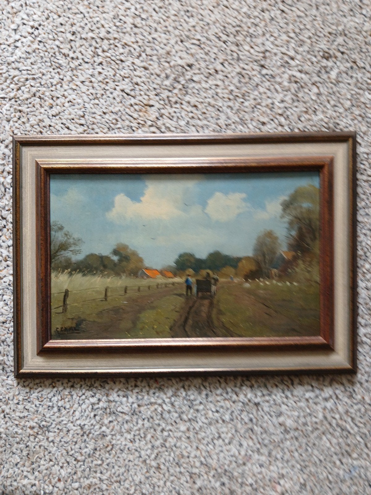 schilderijtje, Ophalen