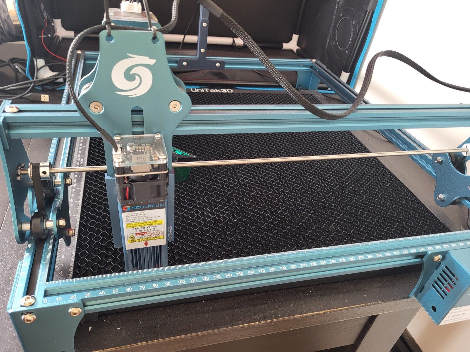 Sculpfun s9 laserprinter met veel accessoires, Ophalen of Verzenden