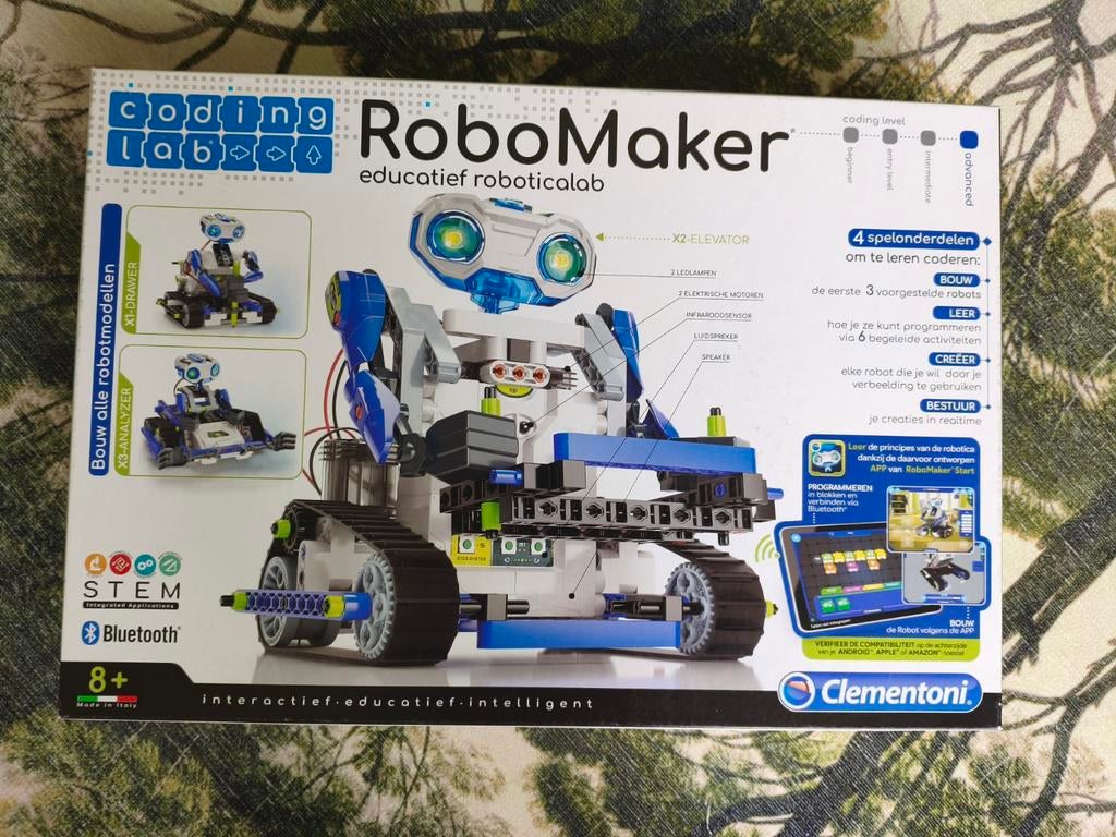 Robot Robomaker clementoni incompleet, Ophalen of Verzenden, Zo goed als nieuw, Bouwen, Met licht