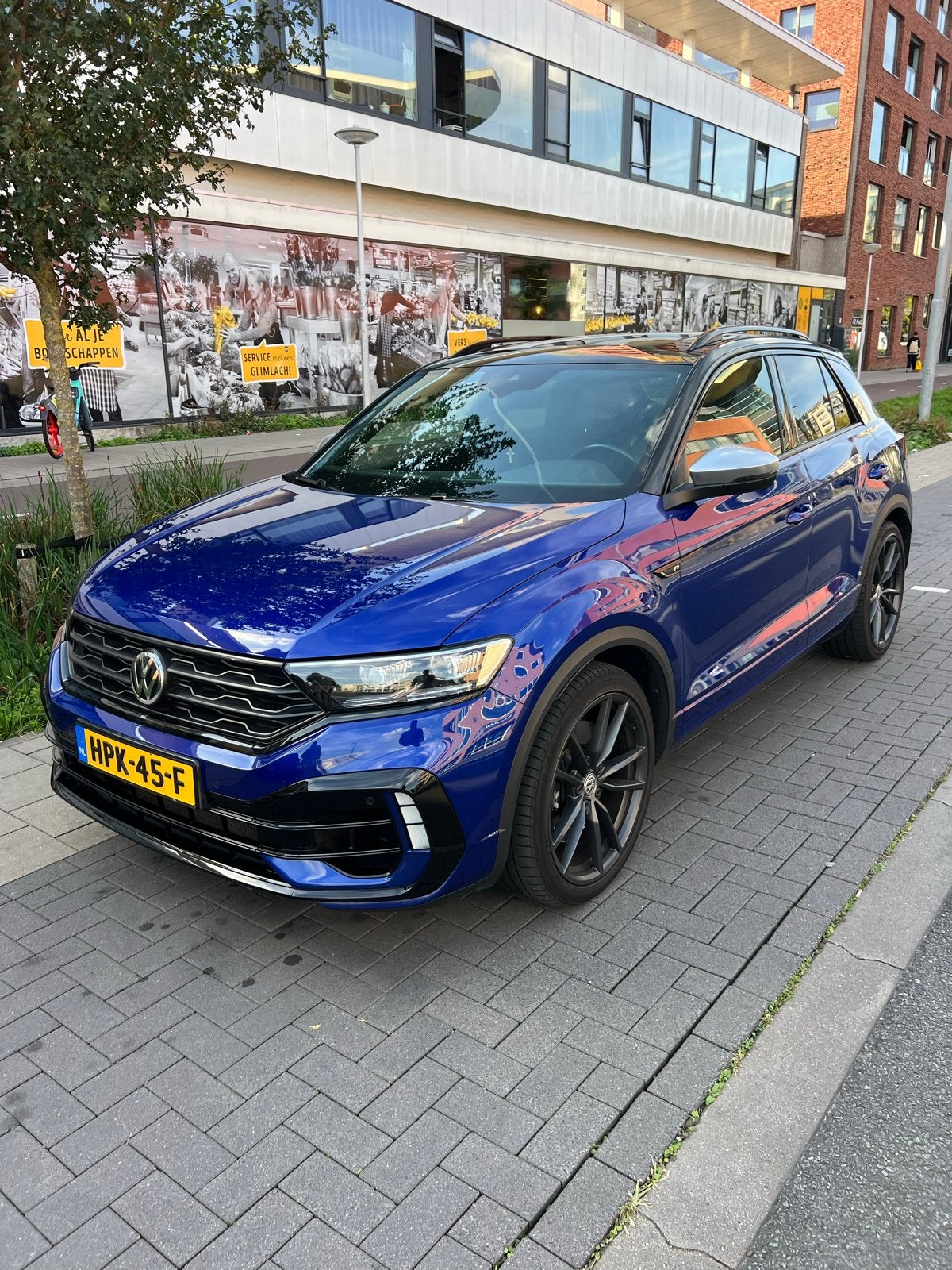 Volkswagen T-Roc 2.0 TSI 300pk 4Motion 7-DSG 2020 Blauw, Auto's, Automaat, 4 cilinders, 1984 cc, Blauw