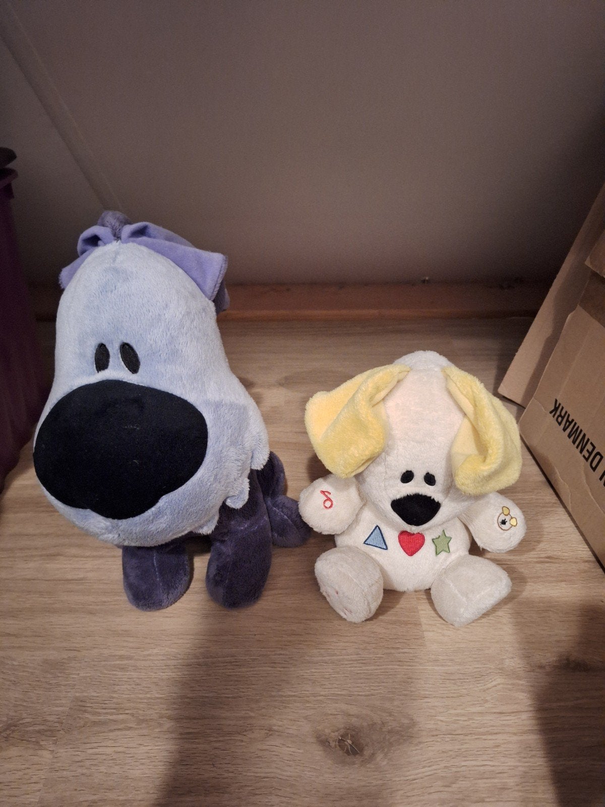 Woezel en pip knuffel, Kinderen en Baby's, Ophalen of Verzenden, Paars, Hond, Middelgroot (20 tot 80 cm)