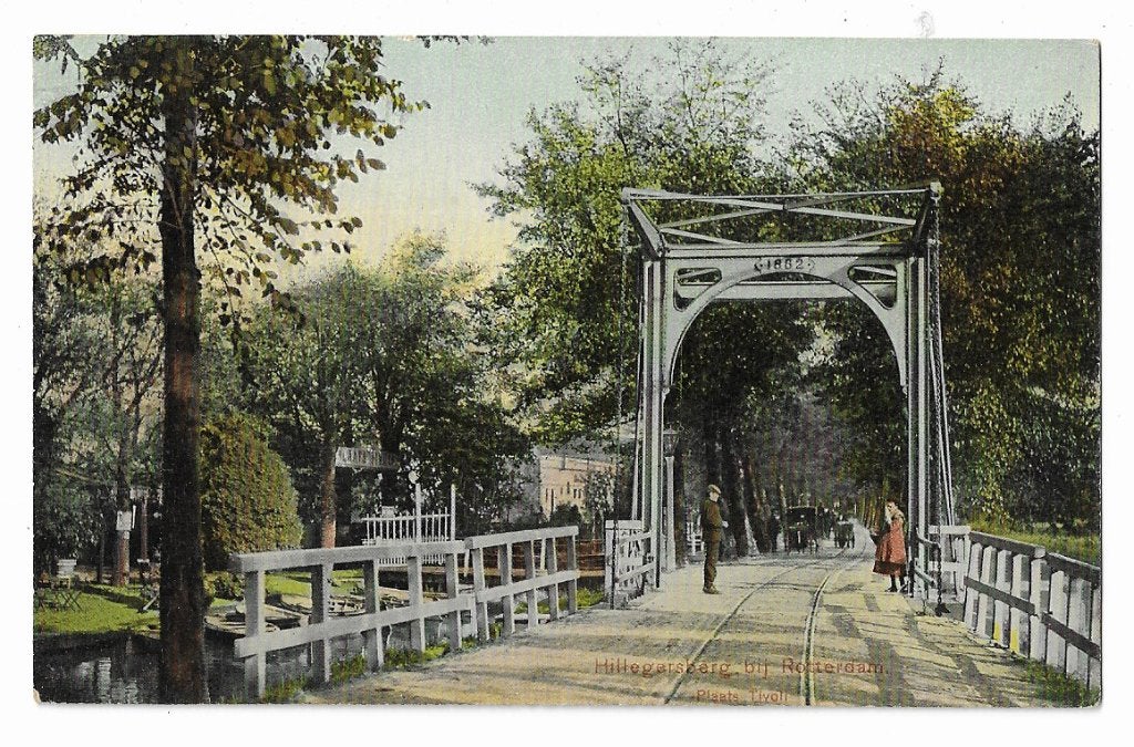 Hillegersberg bij Rotterdam,Plaats Tivoli, Ophalen of Verzenden, 1940 tot 1960, Ongelopen, Zuid-Holland