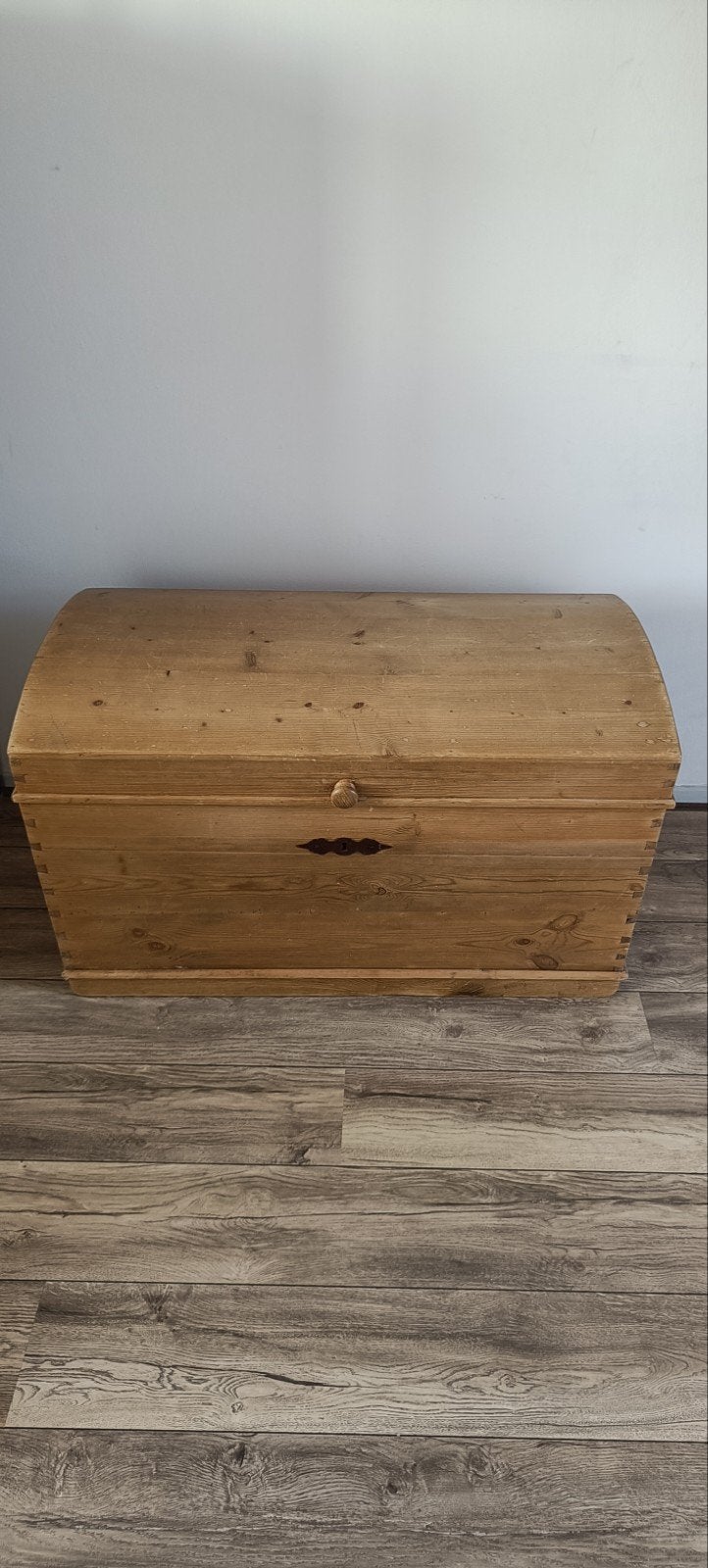 Antieke houten kist - Opbergkist, 50 – 75, Gebruikt, 100 tot 150 cm, Grenenhout