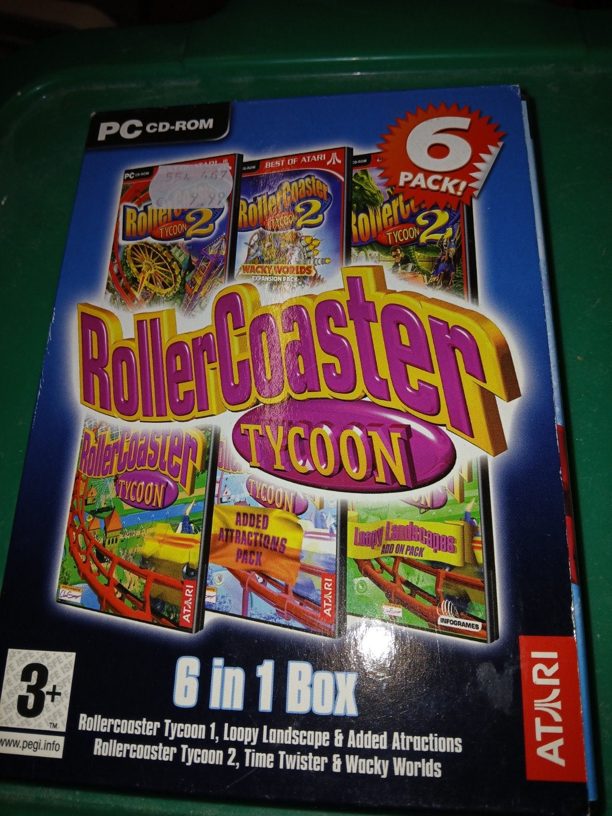 Roller Cooster Tycoon 6 in 1, Spelcomputers en Games, Games | Pc, 1 speler, Ophalen of Verzenden, Zo goed als nieuw, Vanaf 3 jaar