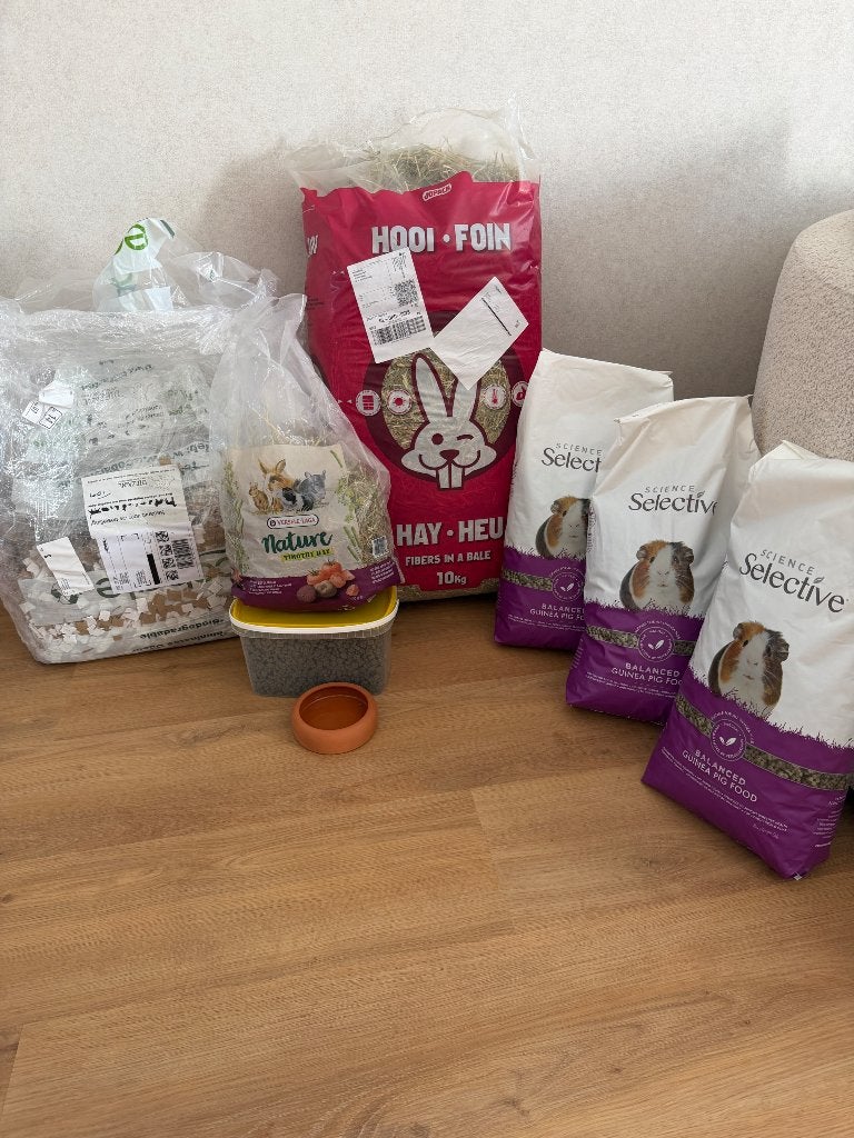 Cavia voeding, hooi, bedekking, Ophalen, Nieuw, Overige typen