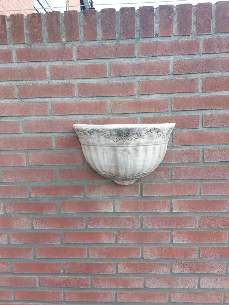 Betonnen bloempotten voor aan de muur, Tuin en Terras, Bloembakken en Plantenbakken, Ophalen, Gebruikt, Minder dan 30 cm, Minder dan 60 cm