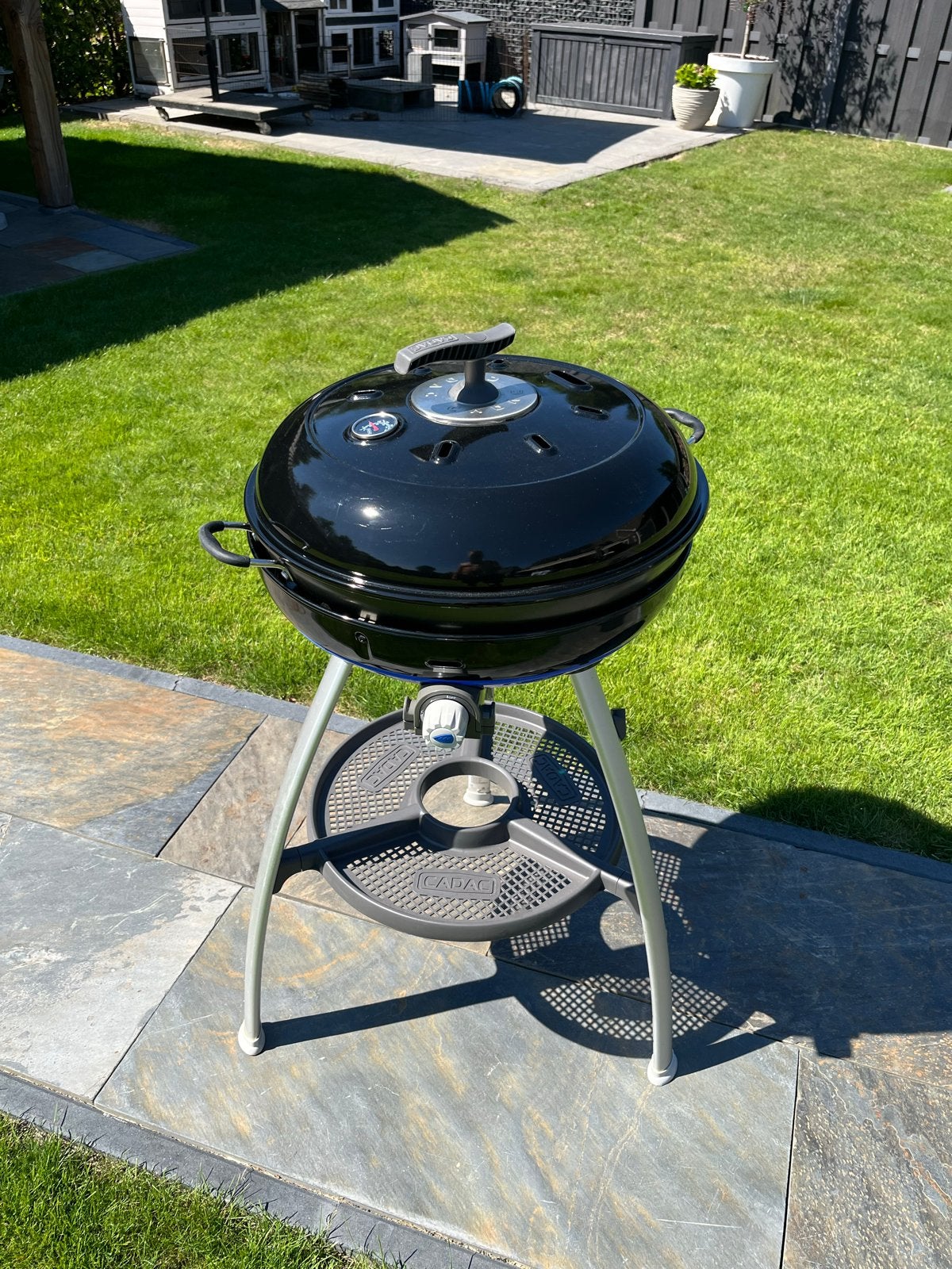 Cadac Carri Chef 50 BBQ/Skottelbraai met accessoires, Ophalen of Verzenden, Zo goed als nieuw