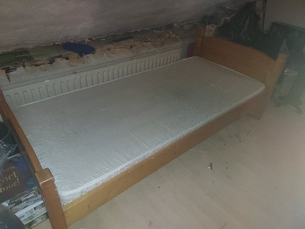 bed, Ophalen, Gebruikt, 90 cm, Eenpersoons