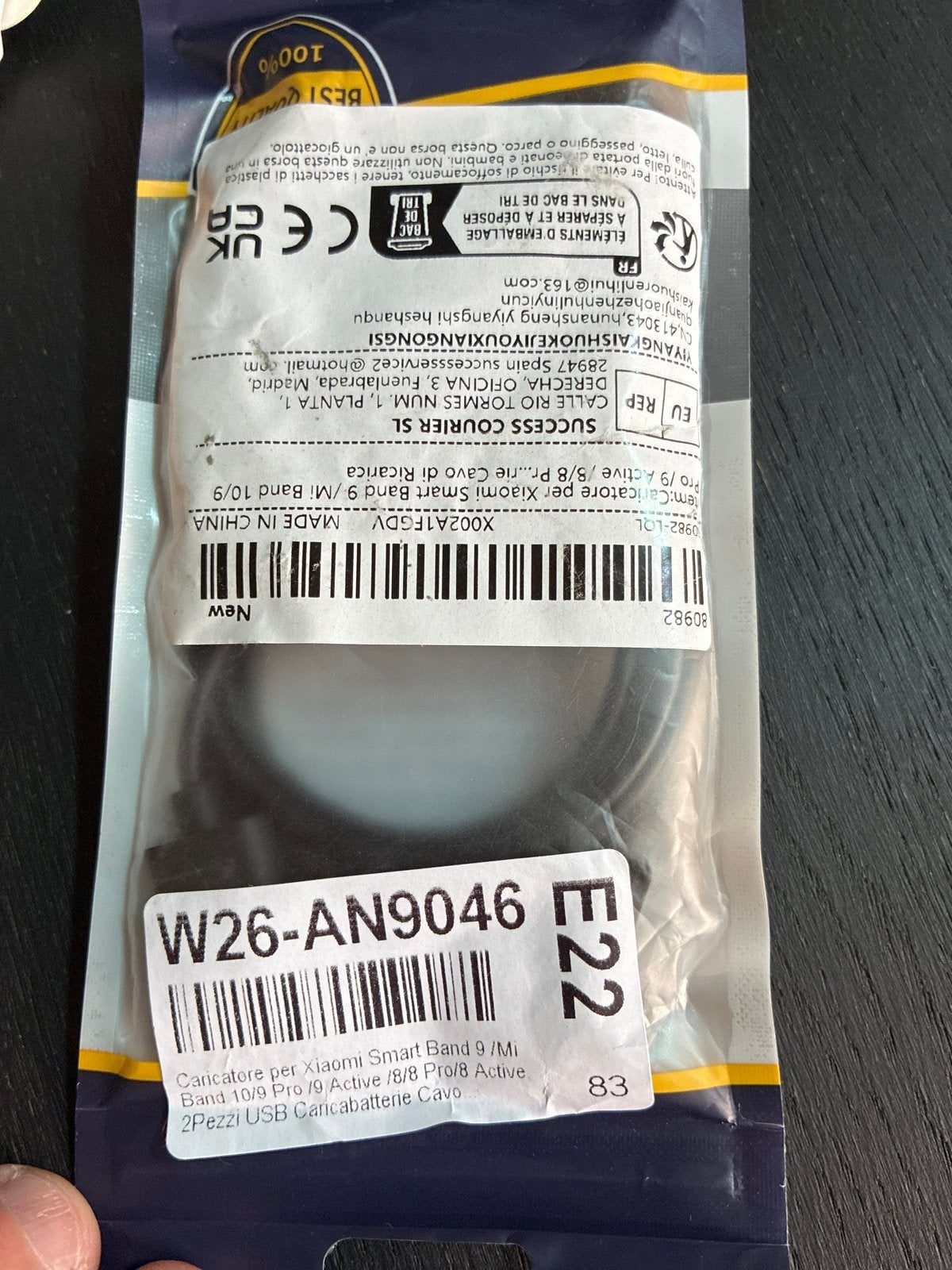 Opladerkabel voor Xiaomi Smart Band 9/Mi Band 10/9 Pro, Ophalen of Verzenden, Nieuw, Snoer of kabel, Universeel