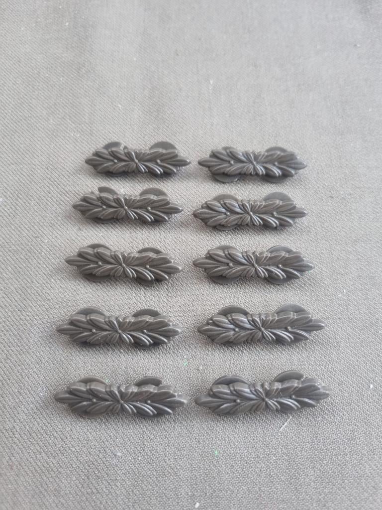 Plastic gvt rang balken officier, Ophalen of Verzenden, Landmacht, Nederland, Embleem of Badge