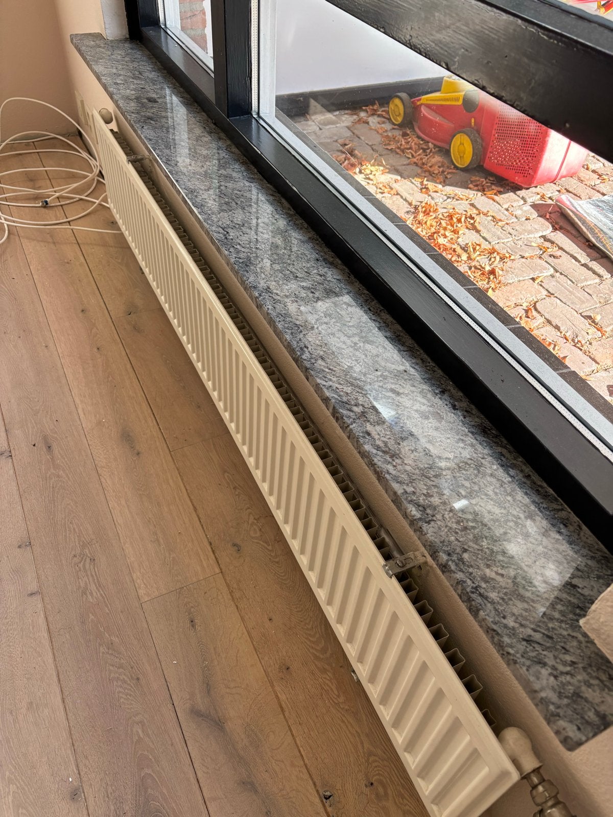 Natuurstenen vensterbank, Ophalen, Gebruikt