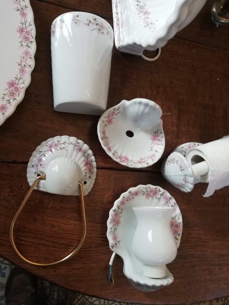 Uniek fonteintje, planchet, wcrolhouder, handdoekring, zeepb, Ophalen
