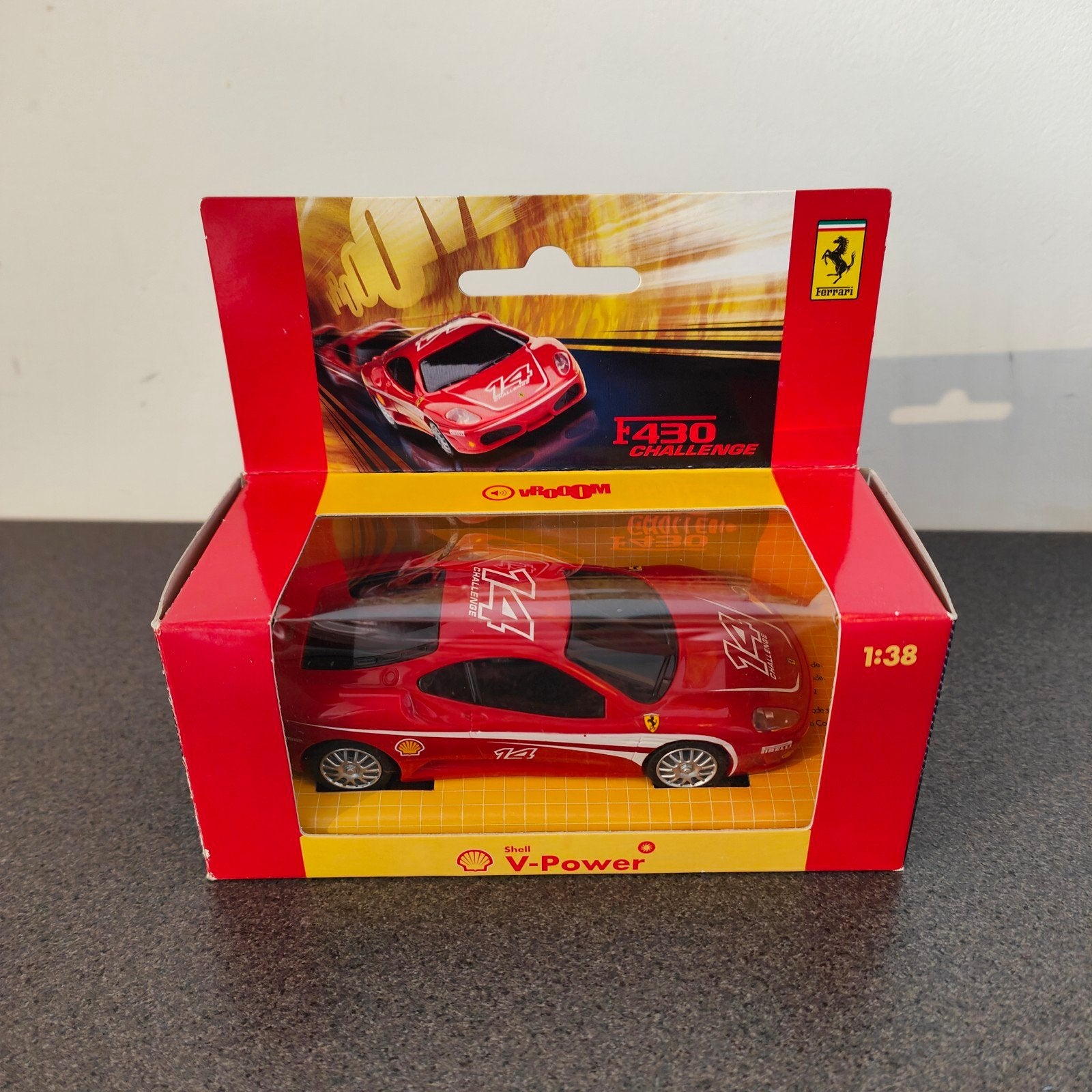 Ferrari F430 Challenge Modelauto 1:38 - Shell V-Power, Ophalen of Verzenden, Nieuw, Auto