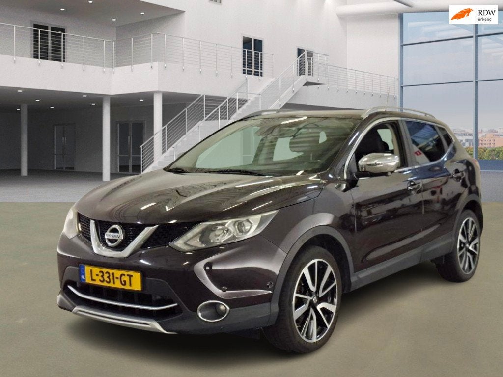 Nissan Qashqai 1.2 Tekna|XENON|PANO|360•|TREKHAAK|NAVI, Euro 5, Gebruikt, 116 pk, Leder