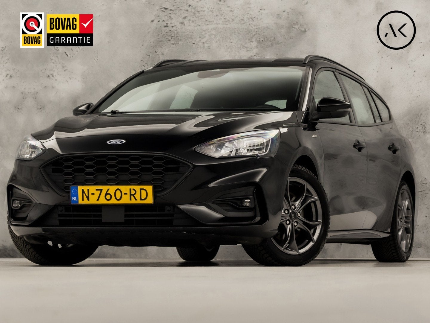 Ford FOCUS Wagon 1.0 EcoBoost Hybrid ST Line (APPLE CARPLAY,, 12 maanden, Zwart, Origineel Nederlands, 19 km/l