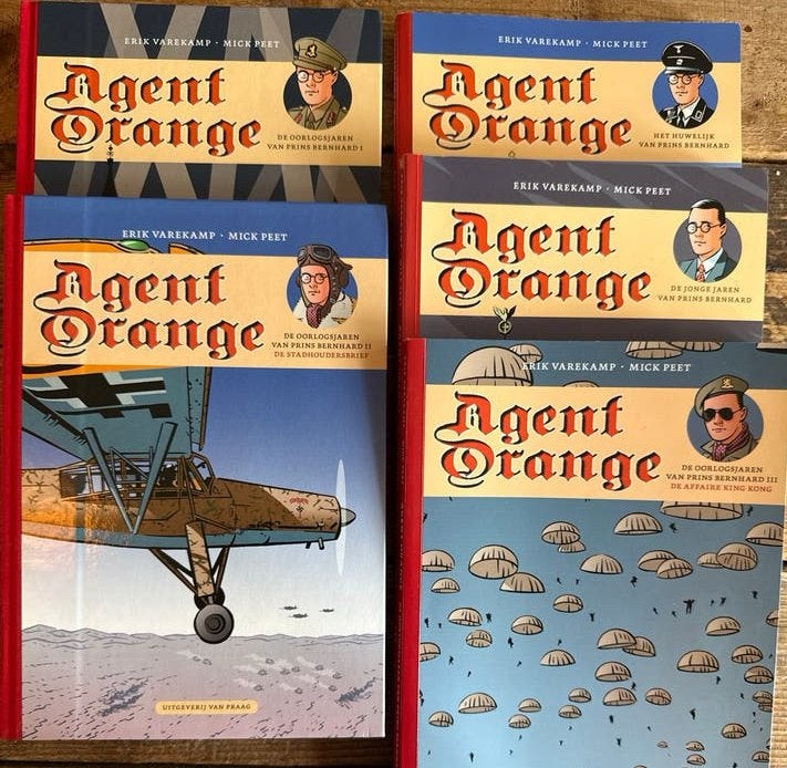 Agent Orange: De Oorlogsjaren van Prins Bernhard (5 delen), Ophalen of Verzenden, Tweede Wereldoorlog, Zo goed als nieuw, Algemeen