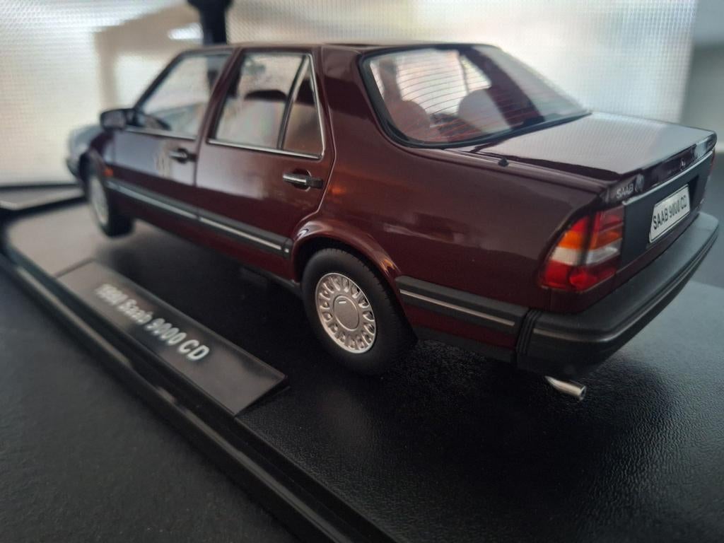 Saab 9000 CD Turbo 1990 Schaal 1:18, Overige merken, Triple 9, Nieuw, Auto