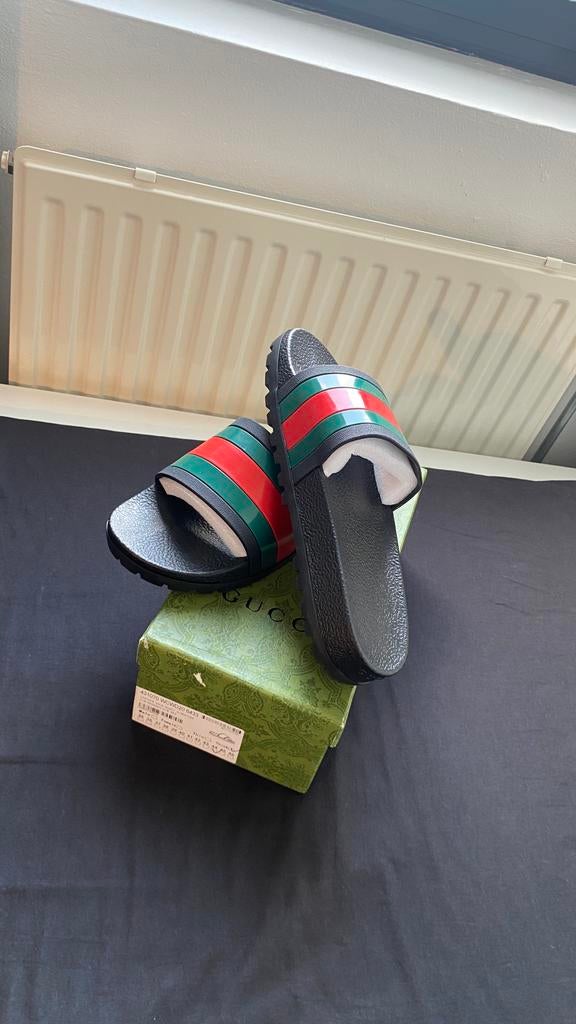 Gucci slippers zie beschrijving, Ophalen, Nieuw, Zwart, Slippers